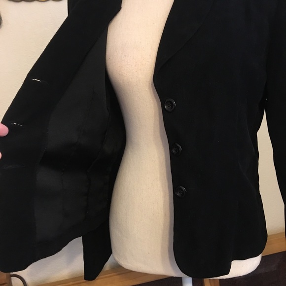 Vintage “I” Countess black textured career jacket - Picture 6 of 8